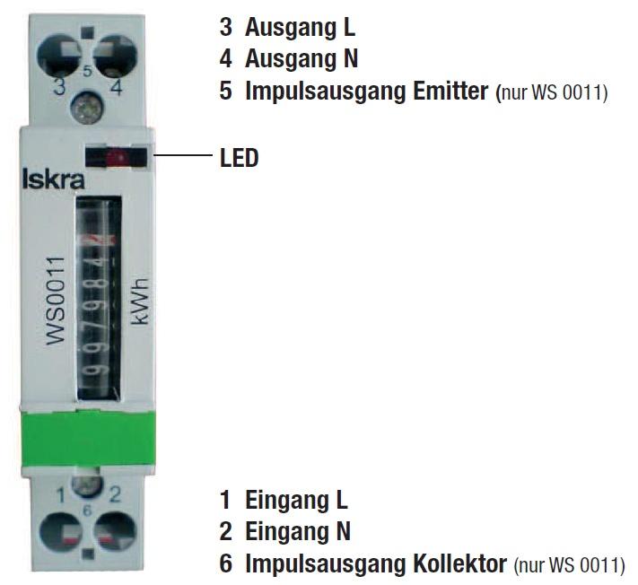 Hauptbild - WS 001x - Single-phase Active Energy Meter