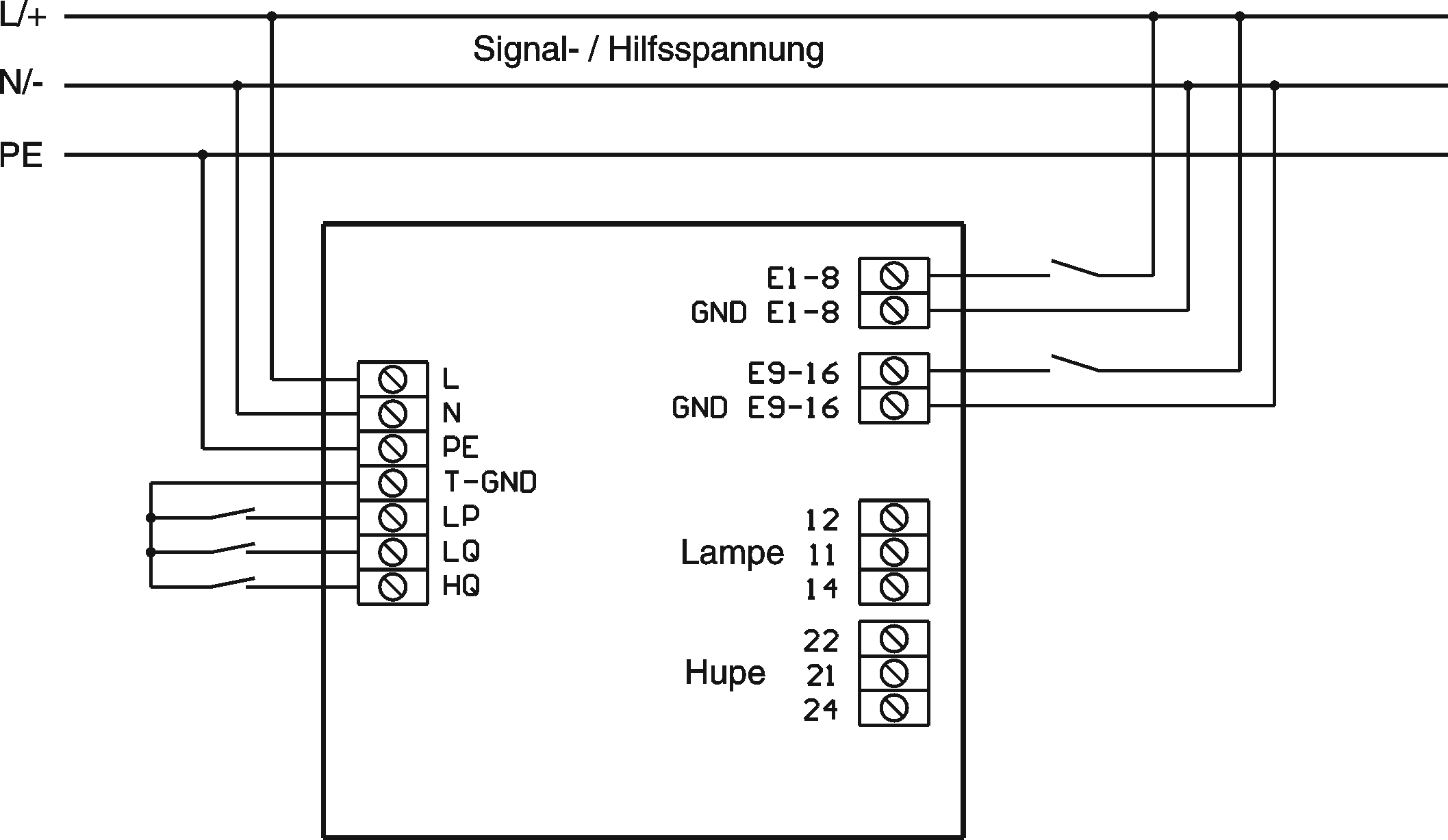 Klemmen LMIL 96-8.1 3mm 24V AC/DC