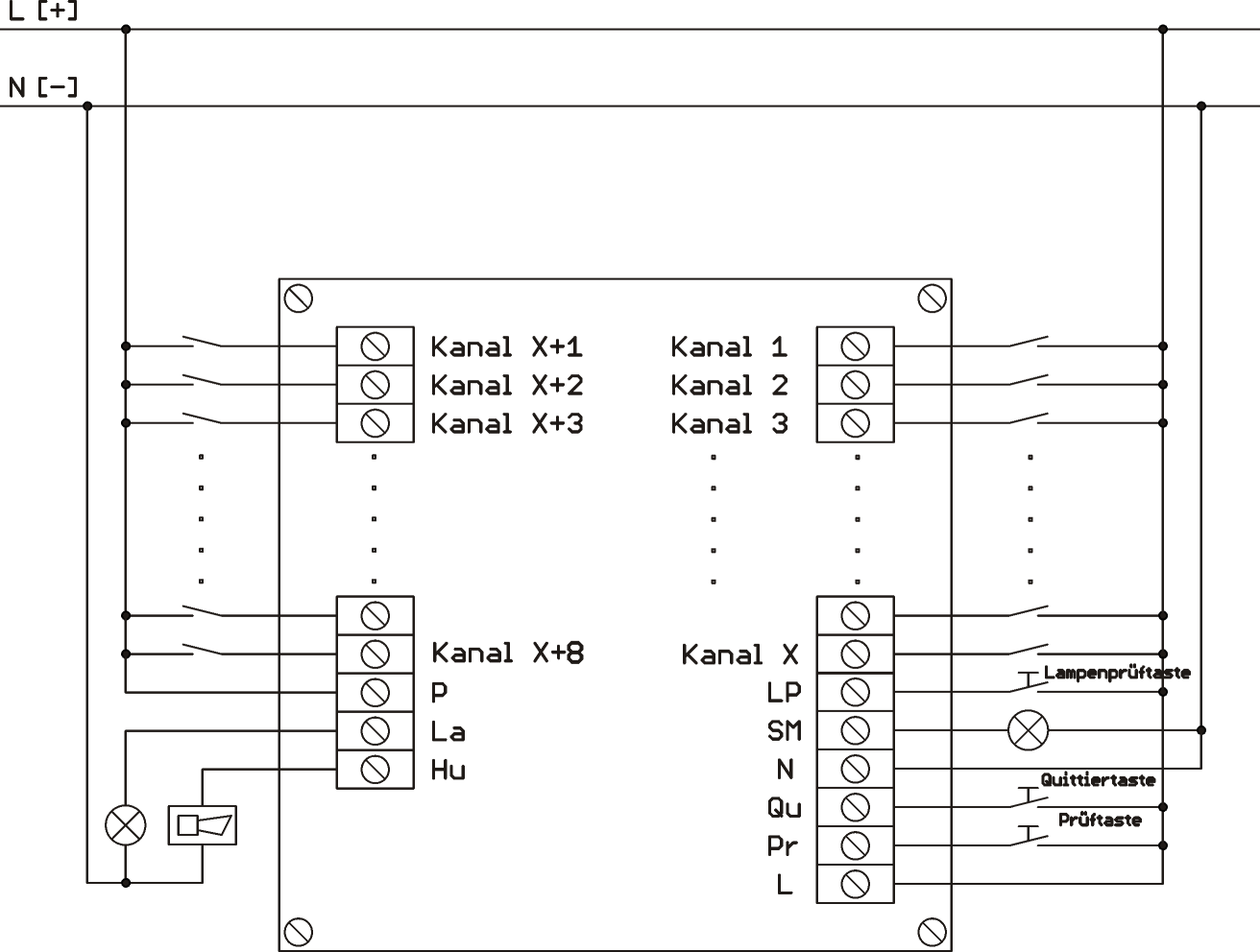 Klemmen LMBST 96-8.2 3mm 24V AC/DC