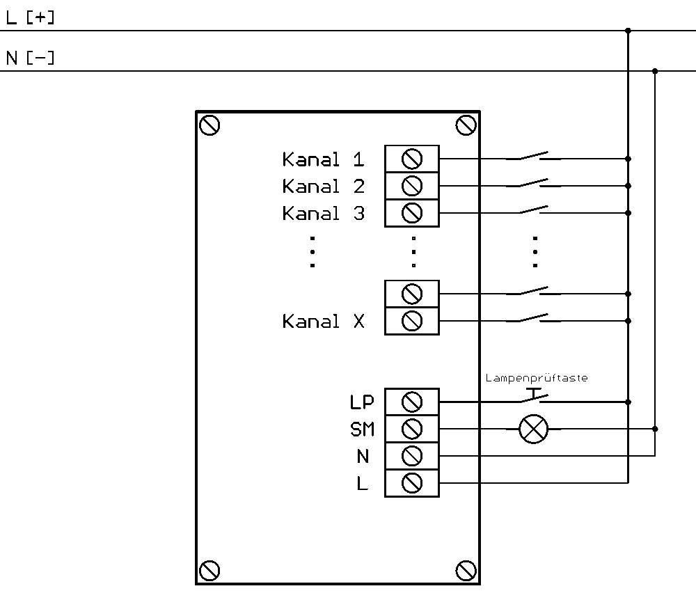 Klemmen LMBT 144x72V-4.1 3mm 24V AC/DC