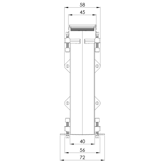 Sideview ASK 128.4 400/5A 2,5VA Kl.0,5