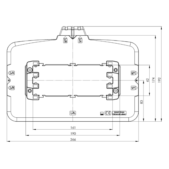 Frontview ASK 165.5  1000/5A  5VA  Kl.0,2