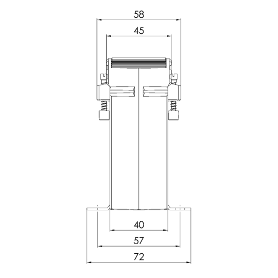 Sideview ASK 61.4 2U 500-250/5A 5-2,5VA Kl.1