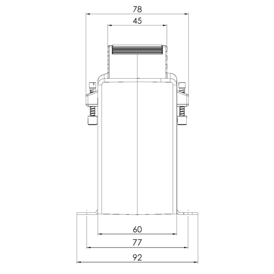 Sideview ASK 63.6  250/5A  1,5VA Kl.0,5