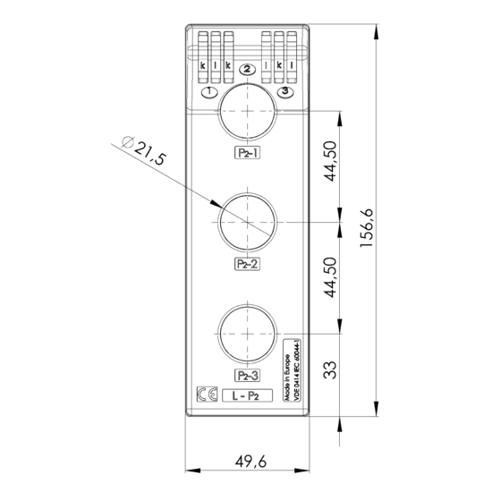 Topview ASRD 210.3 3x75/5A 1,25VA  Kl.1