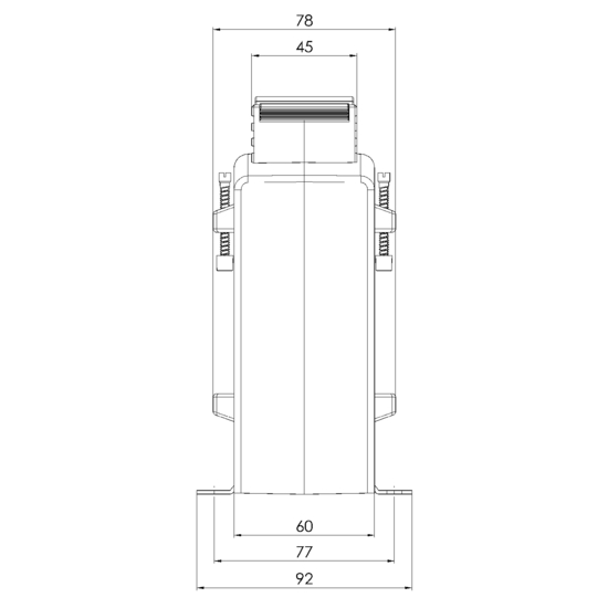 Sideview EASK 105.6  600/5A  2,5VA Kl.0,2