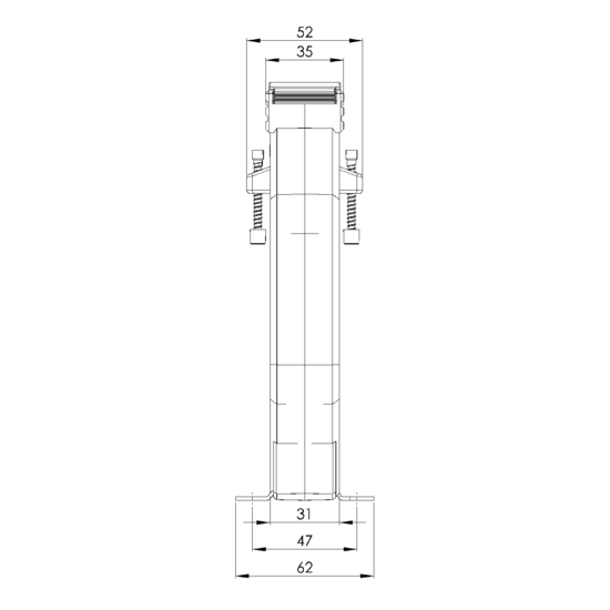 Sideview EASK 123.3 750/5A 2,5VA Kl.0,5