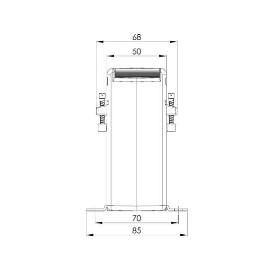 Sideview EASK 130.5  300/5A  2,5VA Kl.0,5