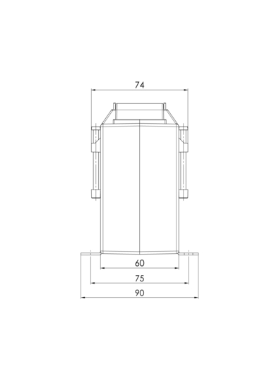 Sideview EASK 31.6 100/5A 2,5VA Kl.0,2