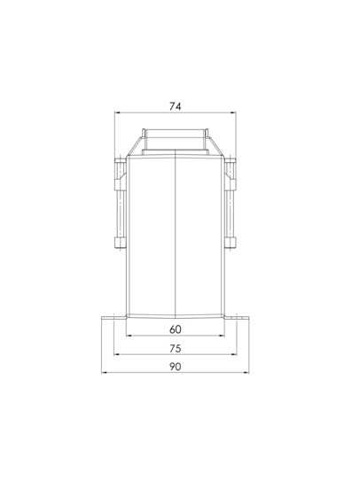 Sideview EASK 31.6  100/5A  2,5VA Kl.0,2