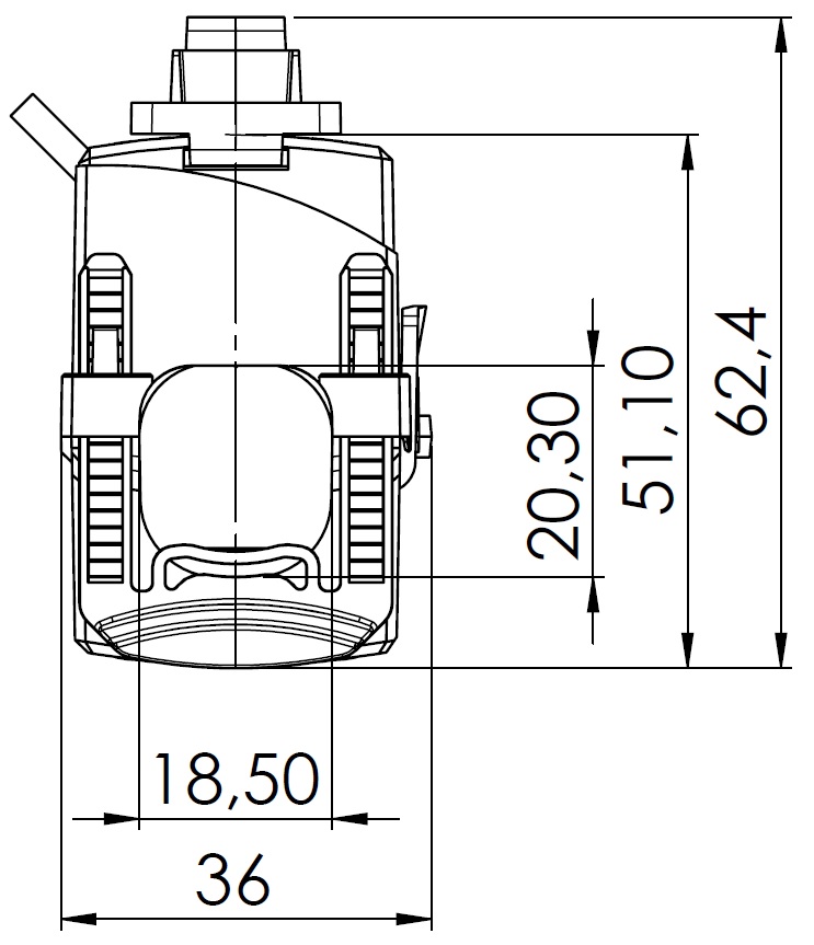 Frontview PCW 18S  60/1A  0,4VA  Kl.3