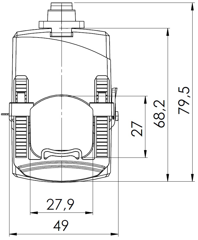 Frontview PCW 28 200/1A 0,3VA Kl.1