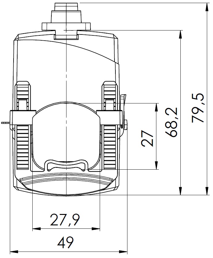 Frontview PCW 28  200/1A  0,3VA  Kl.1