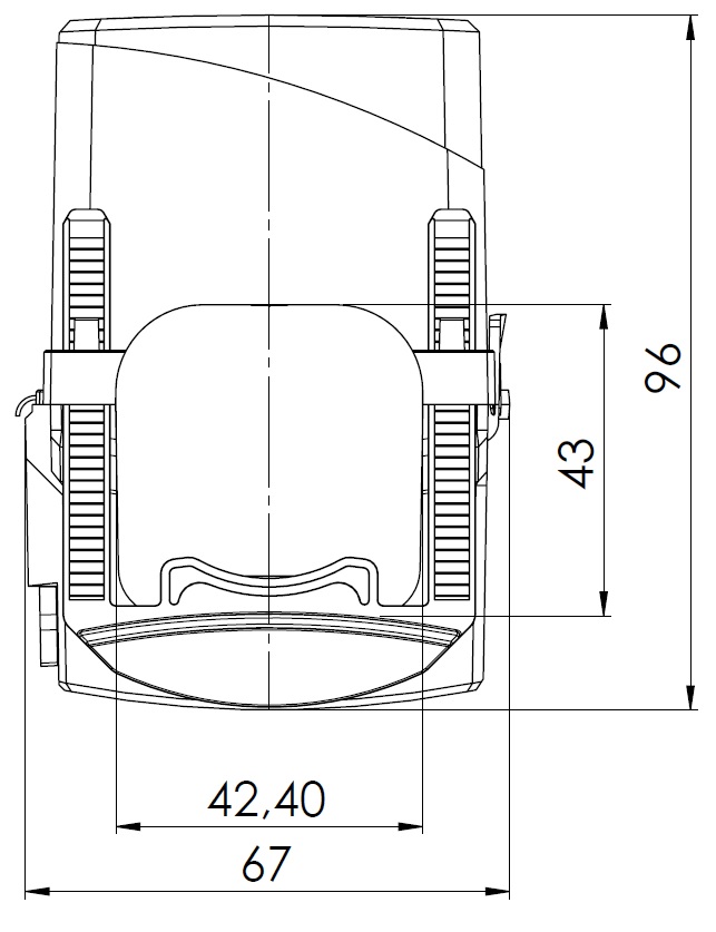 Frontview PCW 42 500/1A 2,5VA Kl.0,5