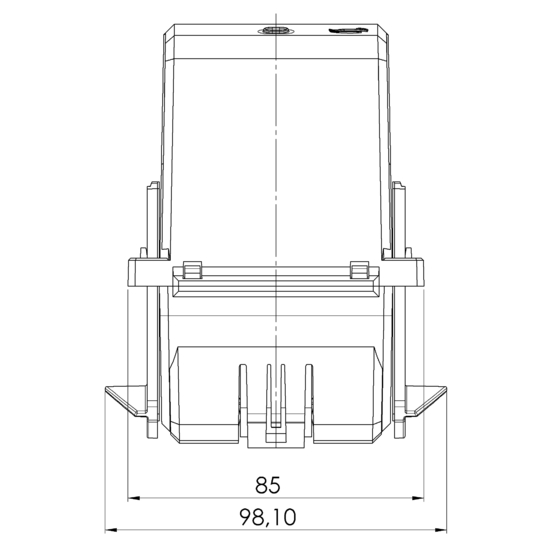 Sideview PCW 44 250/1A 2,5VA Kl.1