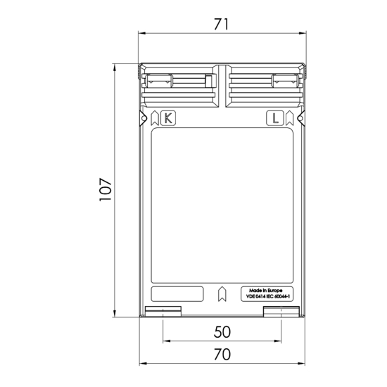 Frontview WSK 40N  30/5A  2,5VA  Kl.0,5